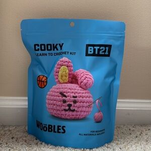 NIB Woobles BT21 Crochet Kit - Cooky